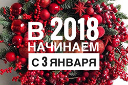 В 2018 году салон начнет работать с 3 января В 2018 году салон начнет работать с 3 января